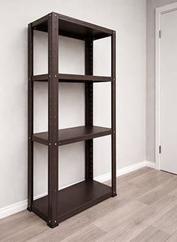 Оцинкований стелаж з порошковим фарбуванням, колір ral-8019