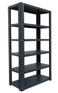 Фарбований оцинкований стелаж з 6 полицями